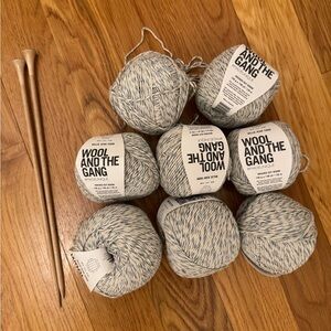 8 new balls of yarn - Bought to make a sweater and didnt